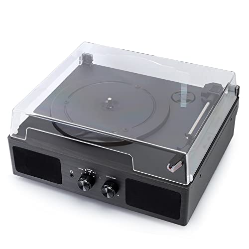 Hernido Bluetooth Vinyl Record Player with Speaker