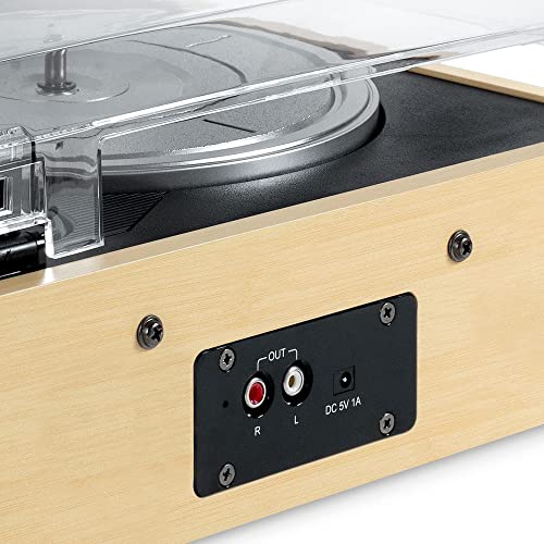 Bluetooth Turntable with Audio-Technica Cartridge | Bamboo | VTA-72