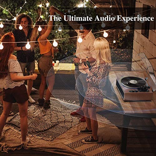 High Fidelity Bluetooth Turntable with Built-in Speakers