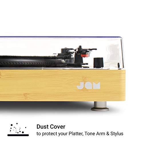 JAM Wireless Vinyl Record Player - Woodgrain