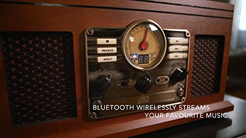 Victrola 6-in-1 Bluetooth Record Player | Multimedia Center