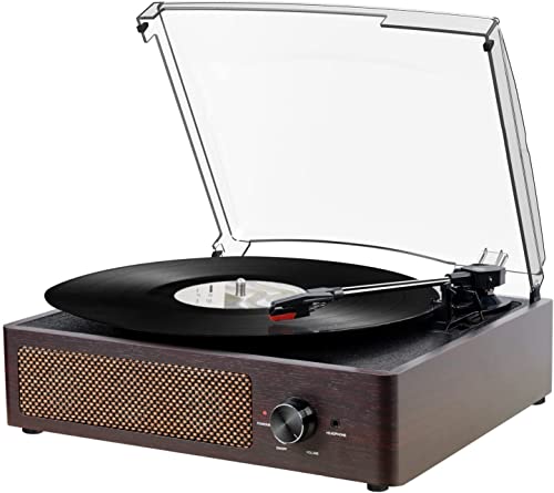 Vintage Belt-Driven Bluetooth Vinyl Record Player