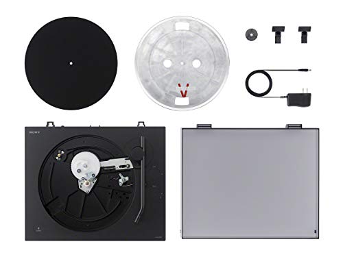 Sony PS-LX310BT Bluetooth Turntable, Black, Phono Pre-Amp