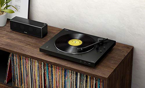 Sony PS-LX310BT Bluetooth Turntable, Black, Phono Pre-Amp