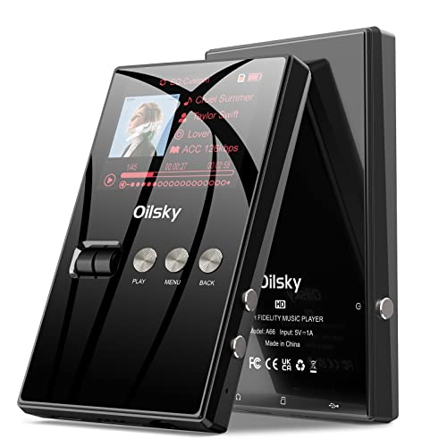 Oilsky HiFi Lossless Music Player, 64GB, Black