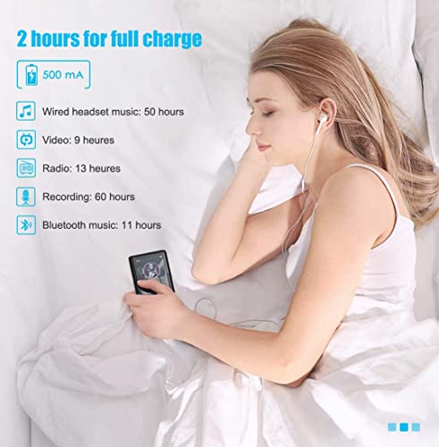 32GB BT 5.0 MP3 Player with Full Touch Screen