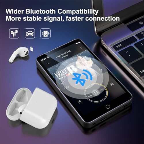 ZAQE 80GB MP3 Player: Bluetooth, WiFi, Touchscreen