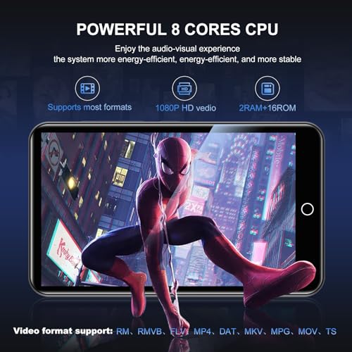 ZAQE 80GB MP3 Player: Bluetooth, WiFi, Touchscreen