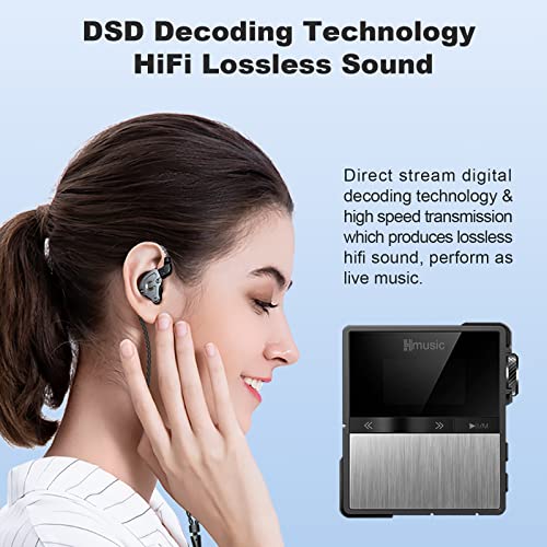 Hmusic P68 HiFi MP3 Player: Bluetooth, Lossless, 16GB