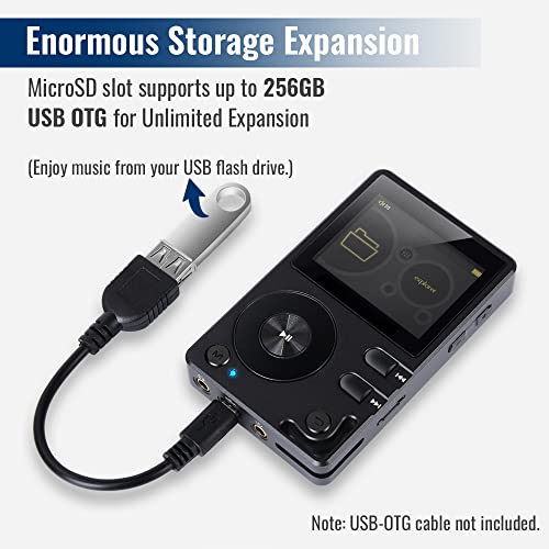Bluetooth HiFi MP3 Player - High Resolution, Lossless