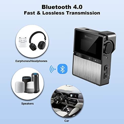 Hmusic P68 HiFi MP3 Player: Bluetooth, Lossless, 16GB