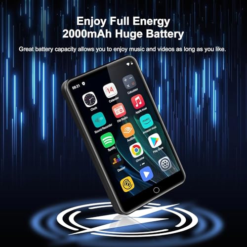 ZAQE 80GB MP3 Player: Bluetooth, WiFi, Touchscreen