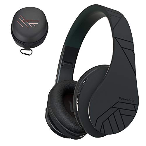 PowerLocus Bluetooth Over-Ear Headphones - Black