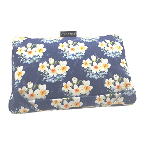 Coz-E-Reader® i-Pad Pillow: Comfy, Floral Gadget Stand