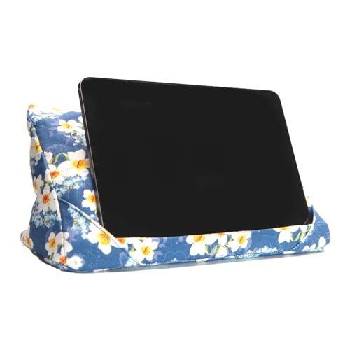 Coz-E-Reader® i-Pad Pillow: Comfy, Floral Gadget Stand