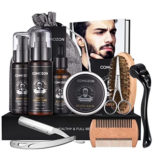 Ultimate 12-in-1 Beard Grooming Kit, Perfect Gift!