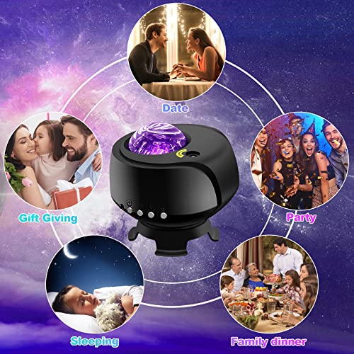 FLITI Galaxy Lights Projector 2.0: Starry Nebula & Galaxy