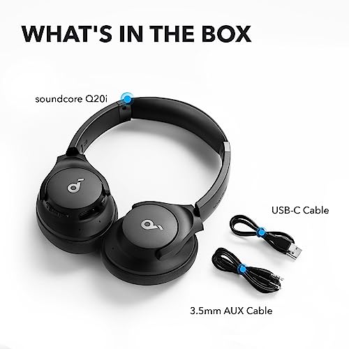 Anker Q20i Noise Canceling Headphones - Ultimate Sound, Comfortable Fit