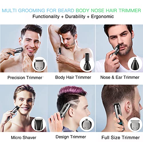 Brightup Beard Trimmer - Complete 19-Piece Grooming Kit