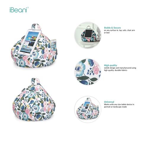 Floral Plum iBeani Tablet Stand - Any Angle, Any Surface