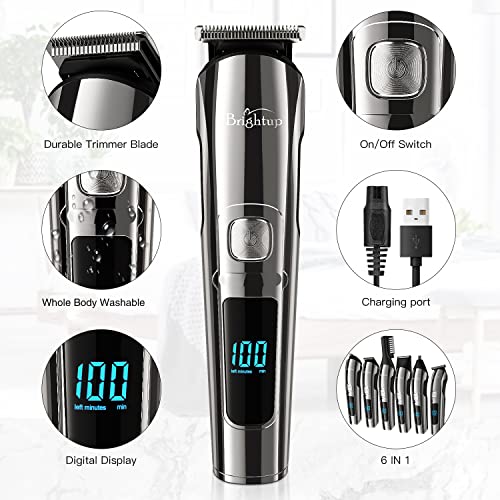 Brightup Beard Trimmer - Complete 19-Piece Grooming Kit