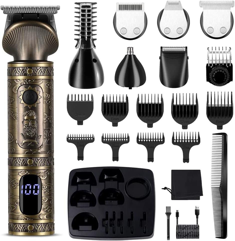 Surker Beard Trimmer Kit - Professional 7-in-1 Gadgets