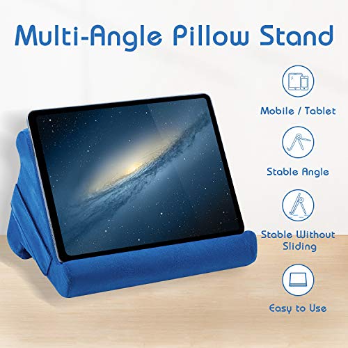 Blue Tablet Pillow Stand for iPad/iPad Holder