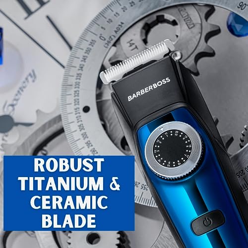 BarberBoss 5-in-1 Grooming Kit: Precision Trimming & Waterproof