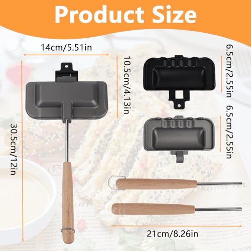 Double-Sided Gas Sandwich Maker - Breakfast Gadget (01)