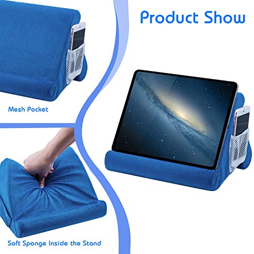 Blue Tablet Pillow Stand for iPad/iPad Holder