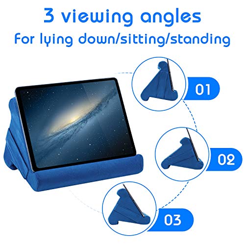 Blue Tablet Pillow Stand for iPad/iPad Holder