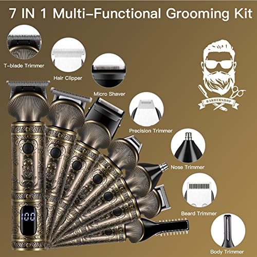 Surker Beard Trimmer Kit - Professional 7-in-1 Gadgets