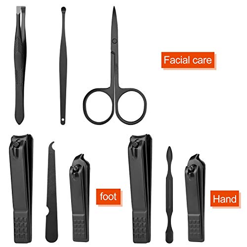 8-in-1 Stainless Steel Manicure Set for Men and Women