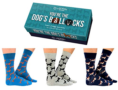 Cockney Spaniel Men's Dog Sock Gift