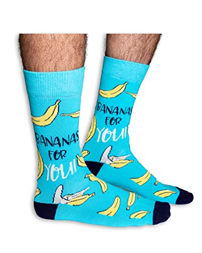 Cockney Spaniel Banana Novelty Socks - Size 6-11