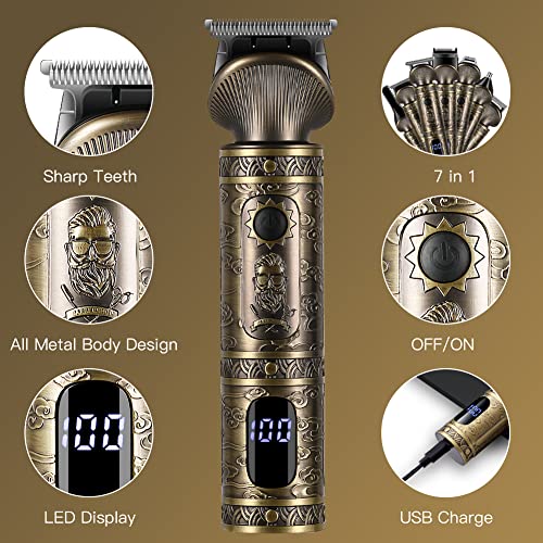 Surker Beard Trimmer Kit - Professional 7-in-1 Gadgets