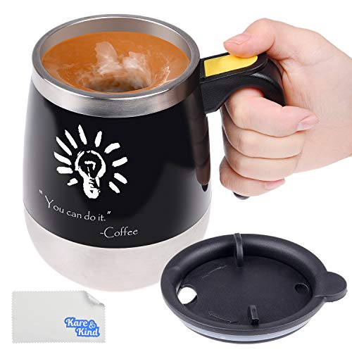 Automatic Self-Stirring Coffee Mug - Stainless Steel - 400ml