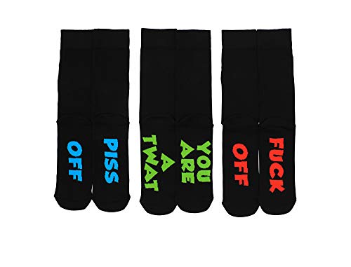 Cockney Spaniel Swear Men's Socks, Multi