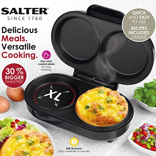 Salter EK4213S XL Omelette Maker – Non-Stick Dual Cooking