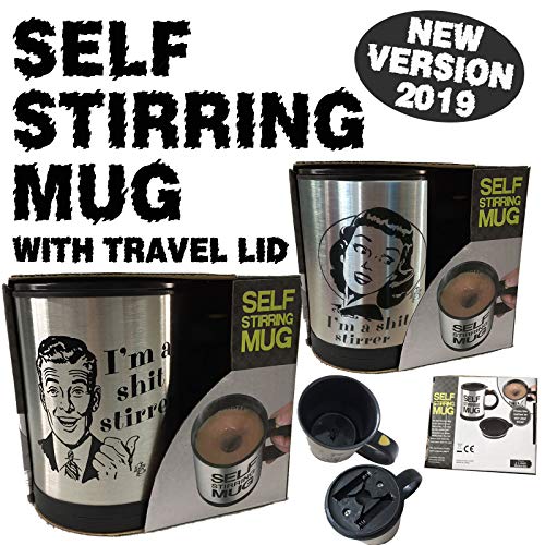 2022 Funny Auto Mixing Stainless Steel Magic Mug