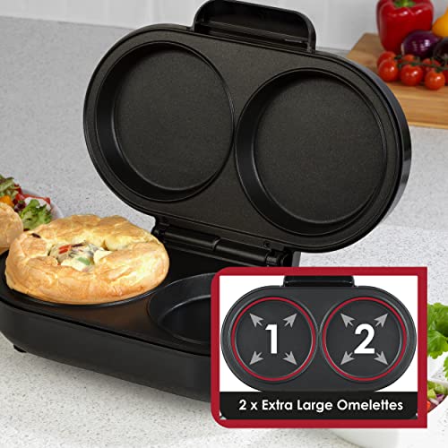 Salter EK4213S XL Omelette Maker – Non-Stick Dual Cooking