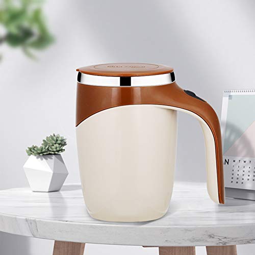 Self Stirring Coffee Mug - Stainless Steel, Automatic