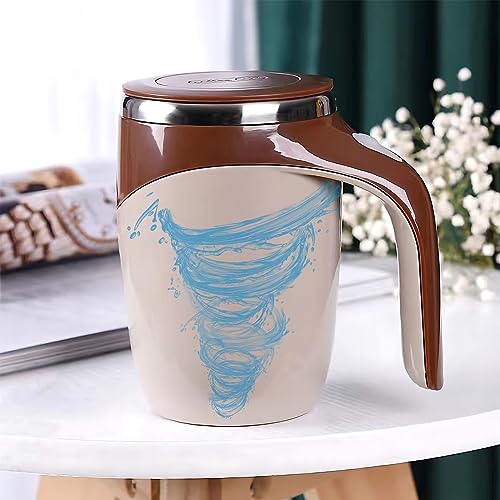 FOXNSK Self Stirring Mug (Brown)