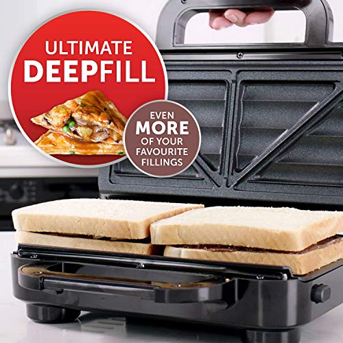 Breville Deep Fill Toastie Maker | 2 Slice Sandwich Toaster