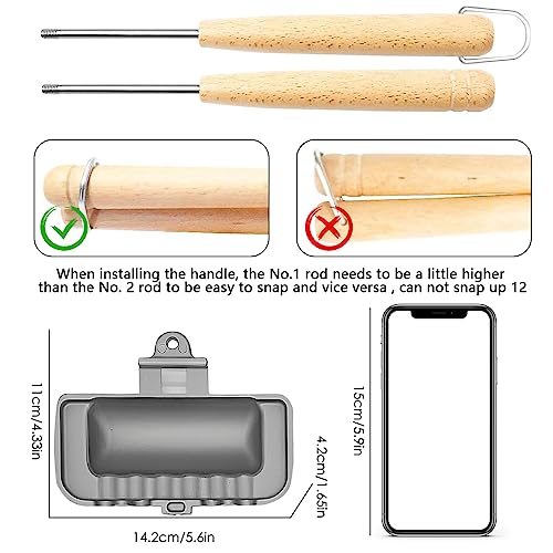 Double-Sided Sandwich Maker with Heat-Resistant Handles