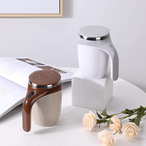 Self Stirring Coffee Mug - Stainless Steel, Automatic