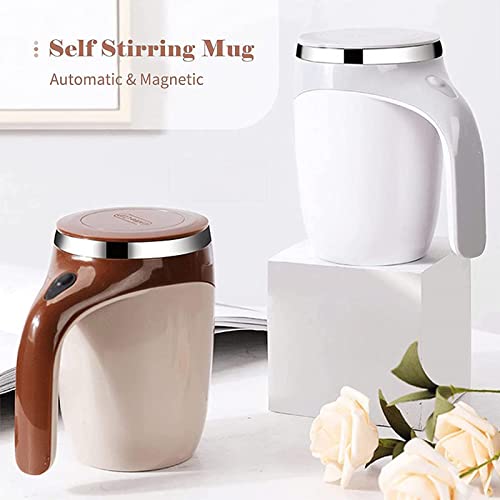 FOXNSK Self Stirring Mug (Brown)