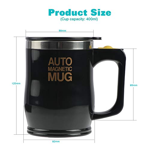 SHEENO Auto Magnetic Self-Stirring Coffee Mug - 400ml