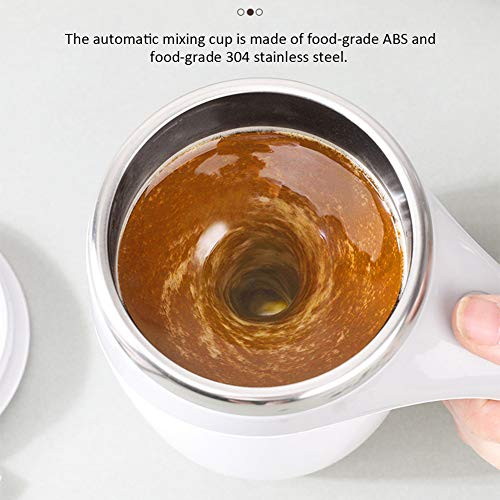 Self Stirring Coffee Mug - Hot Drink Mixer, 12.8oz