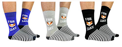 Funny Fox Sake Sock Gift for Men